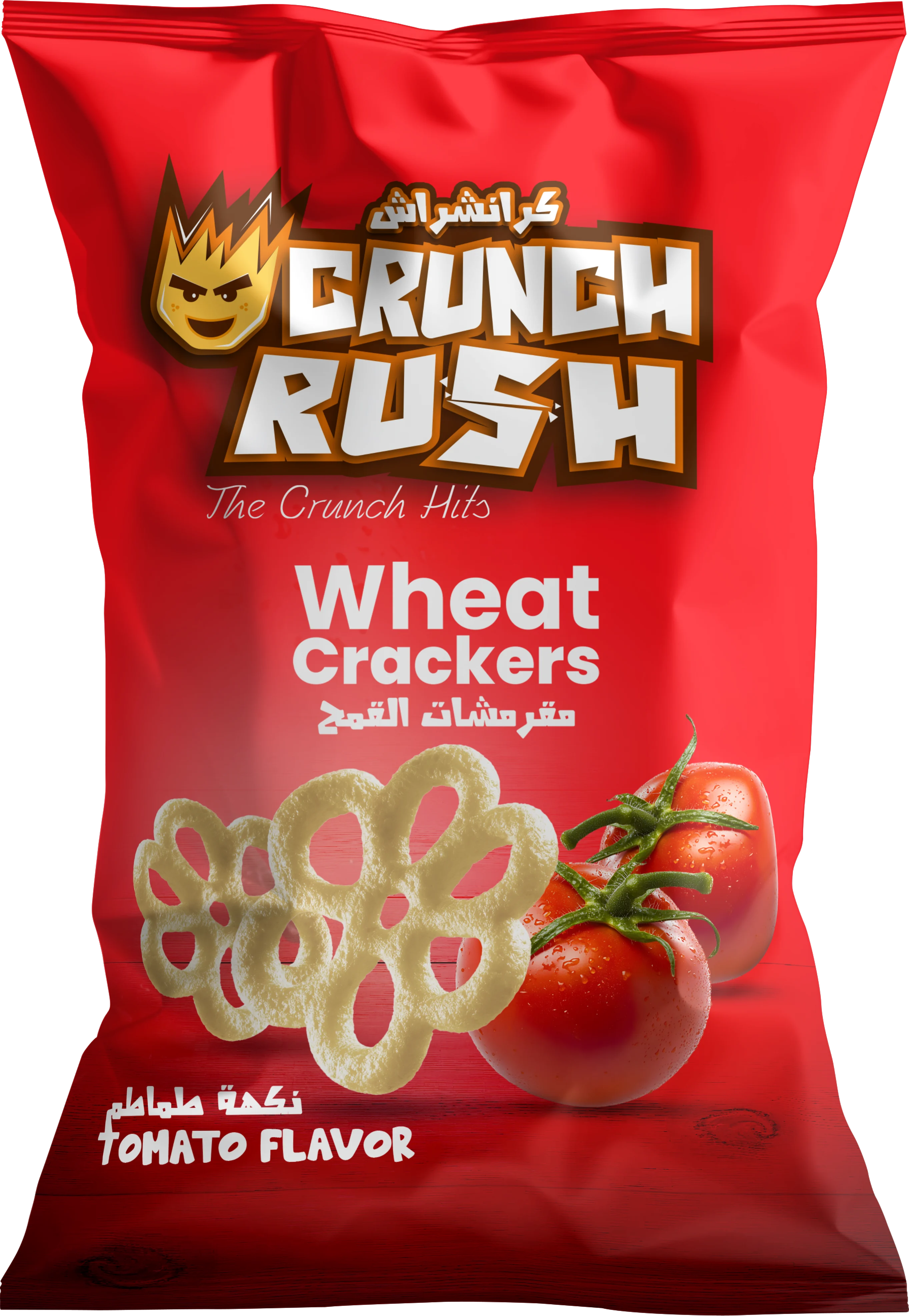 Wheat Crackers — Tomato Flavor